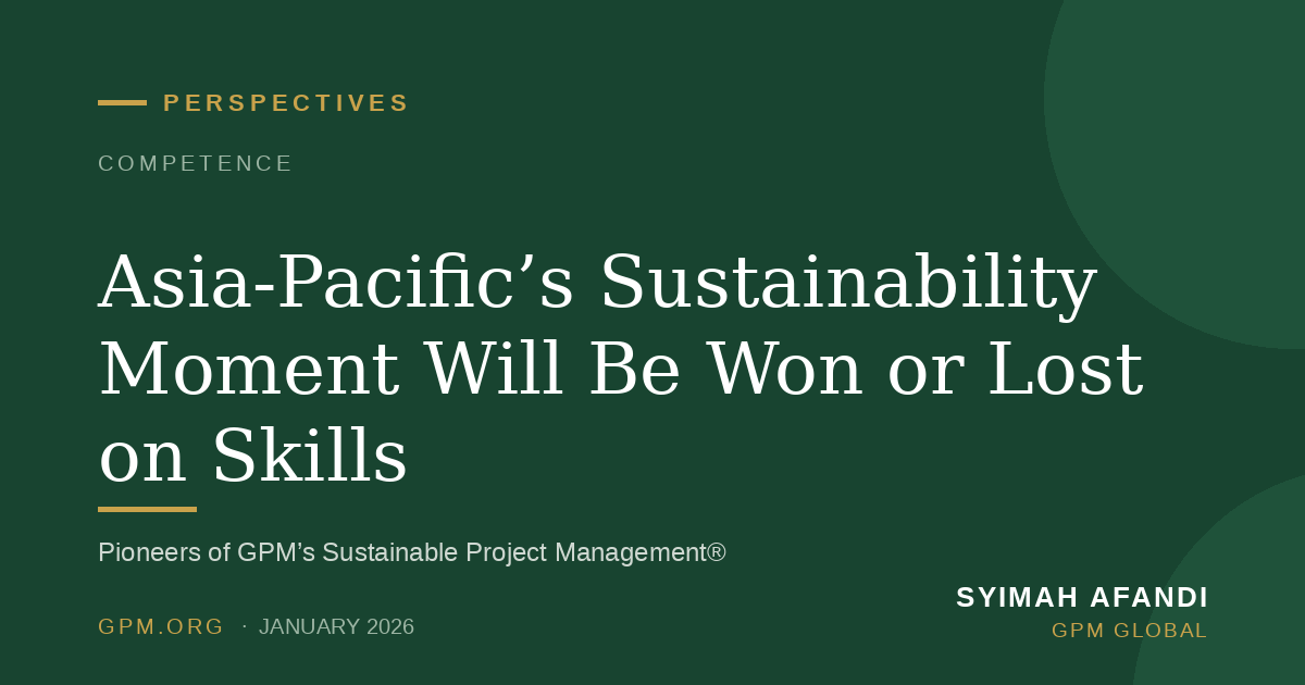 Asia-Pacific’s Sustainability Moment Will Be Won or Lost on Skills