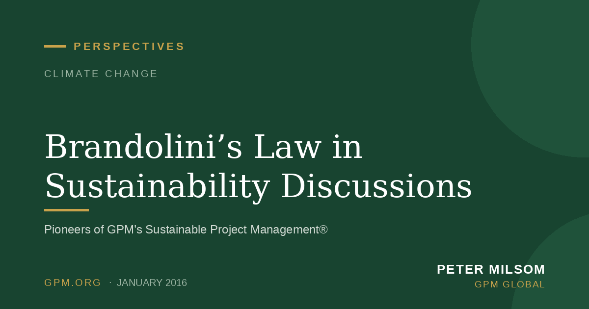 Brandolini’s Law in Sustainability Discussions