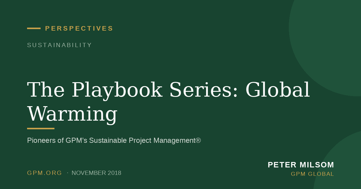 The Playbook Series: Global Warming