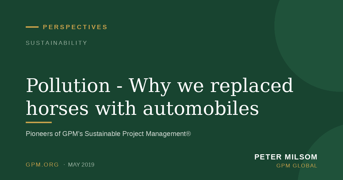 Pollution - Why we replaced horses with automobiles