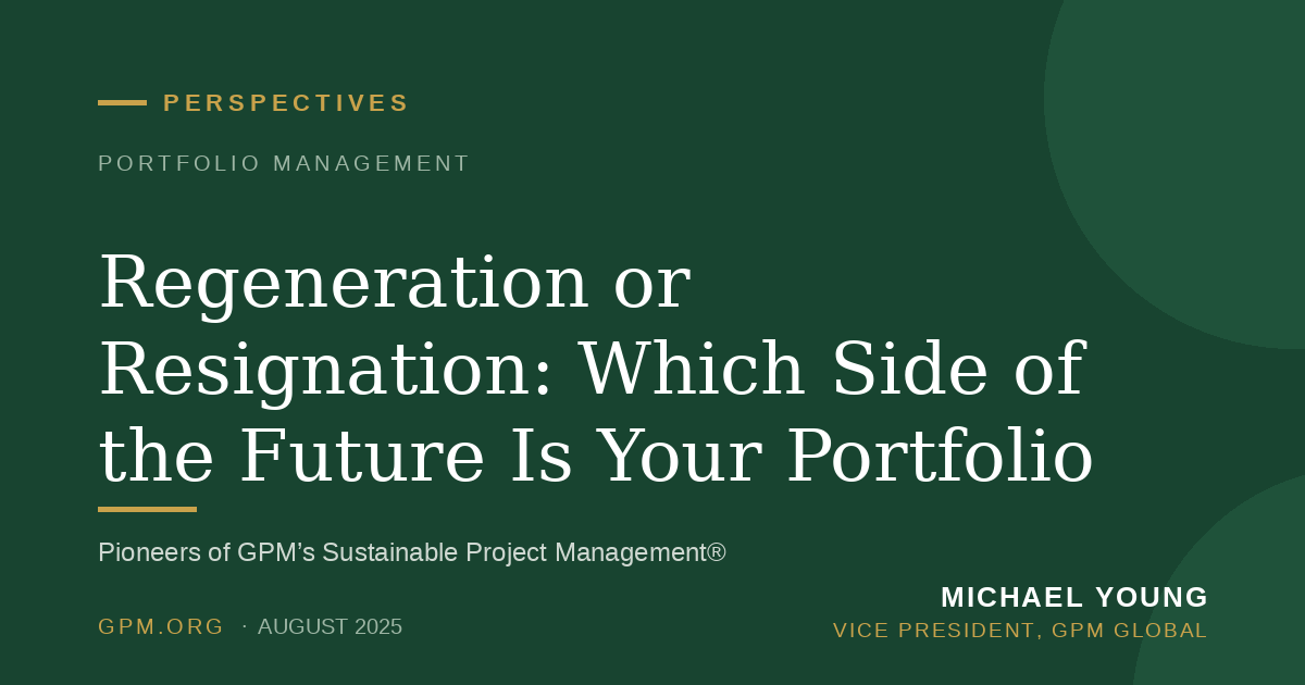 Regeneration or Resignation: Which Side of the Future Is Your Portfolio On?